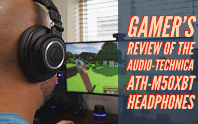 Best Wireless Bluetooth Headphones For Gaming Under $200?! Audio-Technica ATH-M50xBT Review